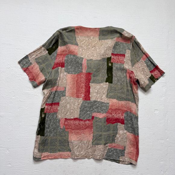 Reworked Vintage 90s Alfred Dunner Short Sleeve Cardigan, Size 18 - Picture 6 of 6